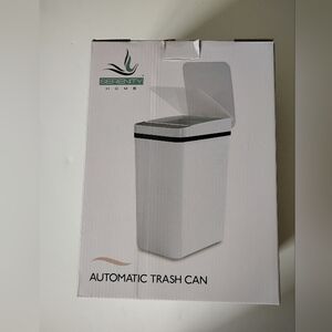 Serenity Home Automatic Trash Can White New In Box